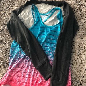 Nike dry fit shrug-gray